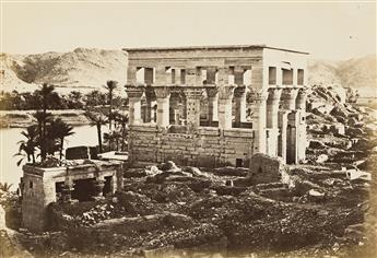 FRANCIS FRITH (1822-1898) A suite of 8 photographs from Egypt and Greece. 1857.